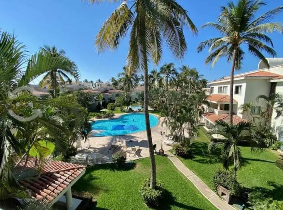 Hermoso Apartamento En Manzanillo Con Alberca Y Cancha De Tenis, Ideal Para Relajarse Y Disfrutar De Una Escapada Tranquila En El Paraiso Tropical Exterior photo